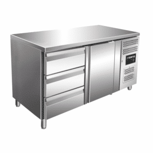 Koelwerkbank | 3 Lades | 1 Deur