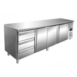 Koelwerkbank | 3 Deuren | 3 Lades