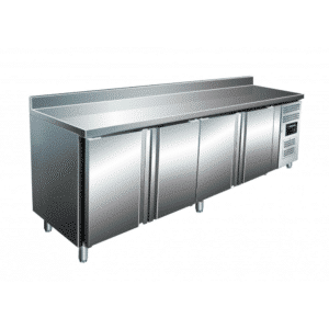 Koelwerkbank | 4 Deuren | Incl opstaande rand