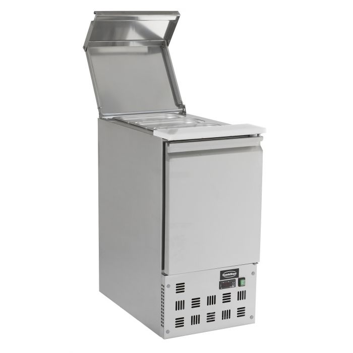 Saladette koelwerkbank | 1 Deur | Met snijplank - Afbeelding 1