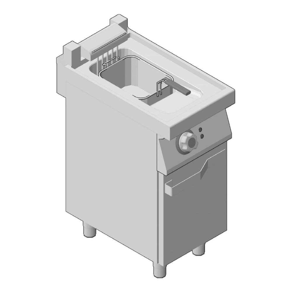GICO Elektrische friteuse | 1x12L - Afbeelding 1