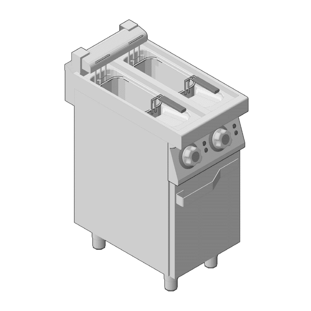 GICO Elektrische Friteuse | 2x8L - Afbeelding 1