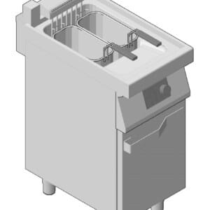 GICO Elektrische friteuse | Digitale bediening | 1x18L