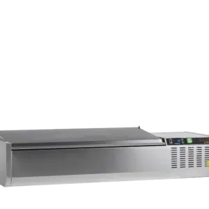 Tefcold | GVC33-120 S/S | Koelvitrine GN1/4