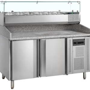 Tefcold | PT1200 + VK38-150 | Pizzatafel incl. unit voor toppings