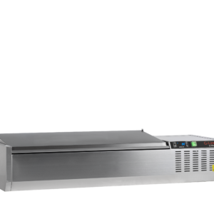 Tefcold | GVC38-120 S/S | Koelvitrine GN1/3