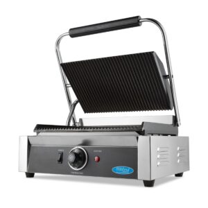Contactgrill - Gegroefd - Enkele Grillplaat - 33,5 cm