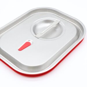 Gastronorm Deksel - 1/2 GN - RVS - Luchtdicht Rubber