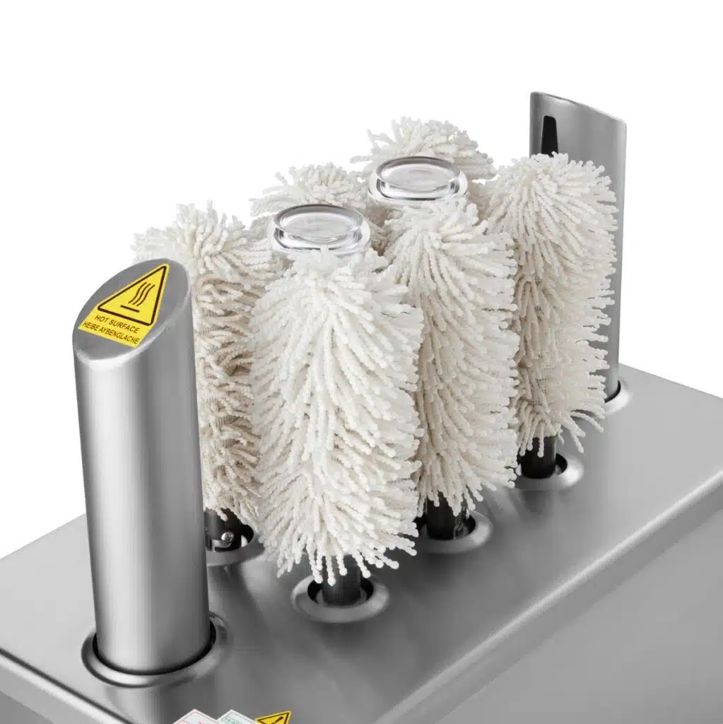 Glazen Poleermachine - 8 Borstels – 600 Glazen/Uur - Afbeelding 6