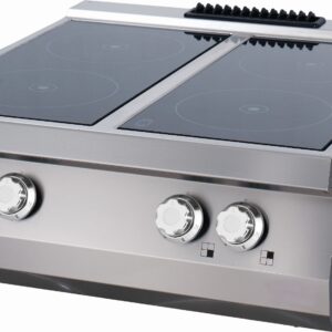 Premium Kookplaat - 4 Pitten - Infrarood - Dubbel - 90 cm Diep - Elektrisch