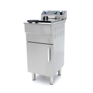 Frituurpan - 16 L - 1 Mand - met Tapkraan en Opbergruimte - 230V