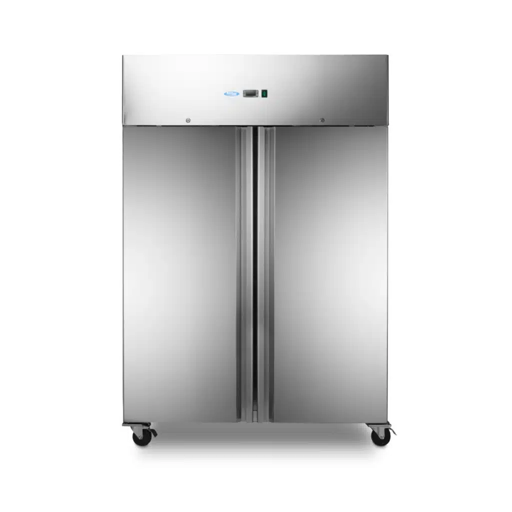 Koelkast - 1200 L - 6 Verstelbare Roosters (2/1 GN) - op Wielen - Roestvrijstaal - Afbeelding 5
