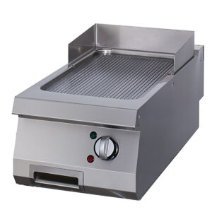 Premium Grillplaat - Gegroefd - Enkel - 90 cm Diep - Elektrisch