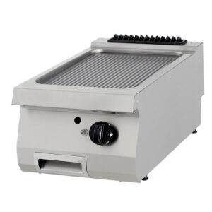 Premium Grillplaat - Gegroefd Chroom - Enkel - 90 cm Diep - Gas