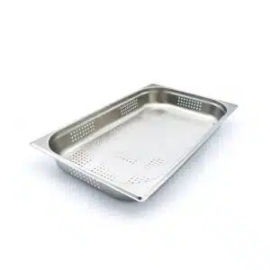 Gastronorm Bak - 1/1 GN - 6,5 cm Diep - RVS - Geperforeerd