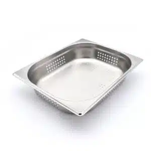 Gastronorm Bak - 1/2 GN - 6,5 cm Diep - RVS - Geperforeerd