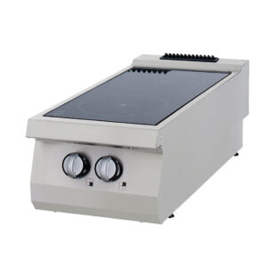 Heavy Duty Kookplaat - 2 Pitten - Infrarood - Enkel - 70 cm Diep - Elektrisch