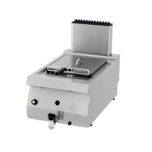 Heavy Duty Friteuse - 1 x 12 L - Enkel - 70 cm Diep - met Tapkraan - Gas