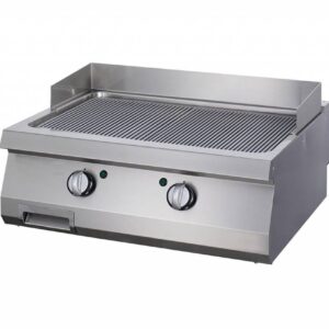 Heavy Duty Grillplaat - Gegroefd - Dubbel - 70 cm Diep - Gas