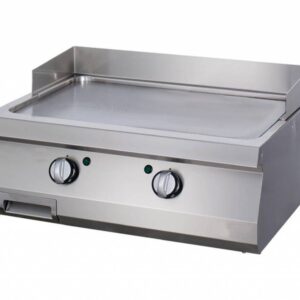 Heavy Duty Grillplaat - Glad Chroom - Dubbel - 70 cm Diep - Gas