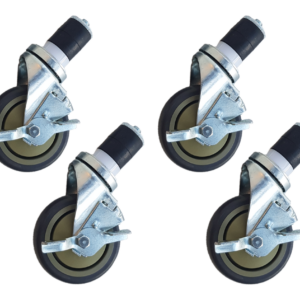 Werktafel wielen 4 stuks- met rem - 5 inch / 12,7 cm