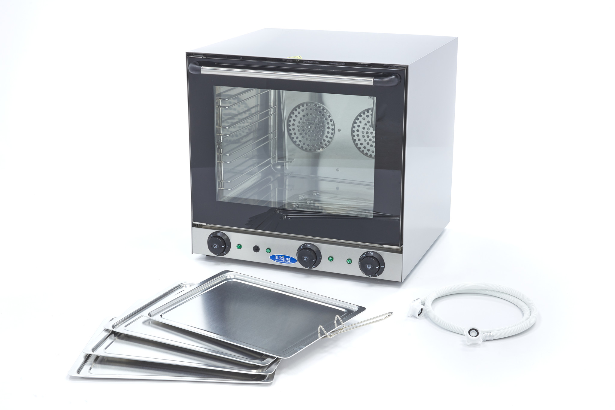 Heteluchtoven - Grillen en Stomen - 4 Bakplaten - Ingebouwde Timer - Afbeelding 7