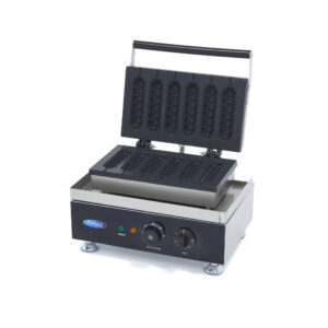 Wafelijzer - 6 Stuks - Corndog - Geribbeld