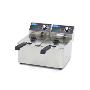 Frituurpan - 2x 4 L - 2 Manden - tot 1,5 Kg Frites