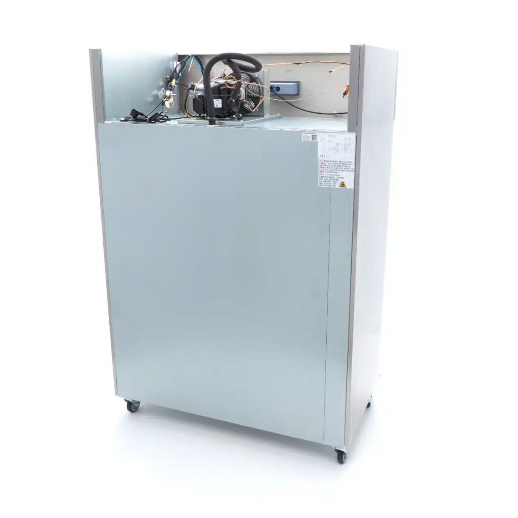 Koelkast - 1200 L - 6 Verstelbare Roosters (2/1 GN) - Rvs - met Glazen Deur - Afbeelding 4