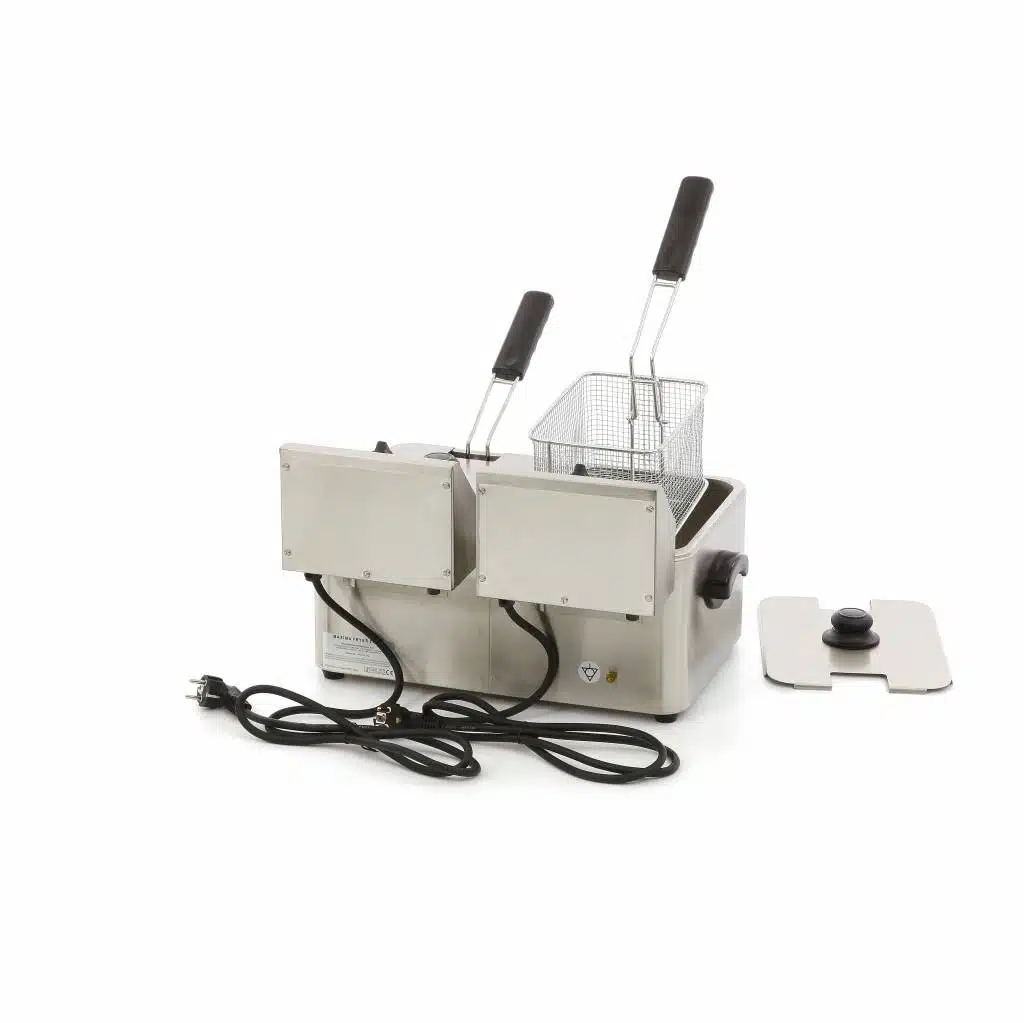 Frituurpan - 2x 4 L - 2 Manden - tot 2 Kg Frites - Afbeelding 5