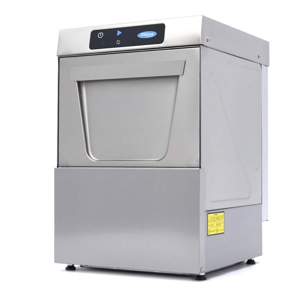 Glazenspoelmachine - 35 x 35 cm - met Glansspoelpomp - Digitaal Display - 230V - Afbeelding 1