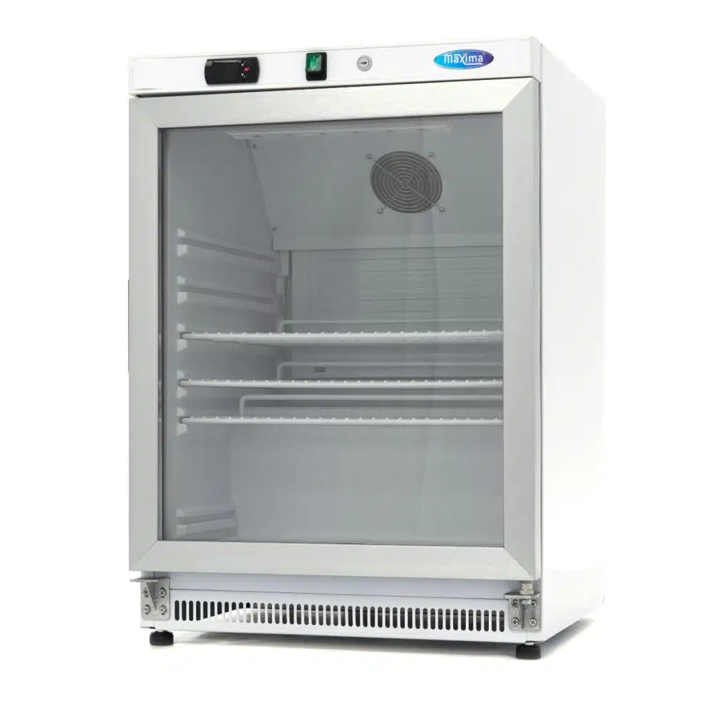 Koelkast - 200 L - Wit - met Glazen Deur - Afbeelding 1