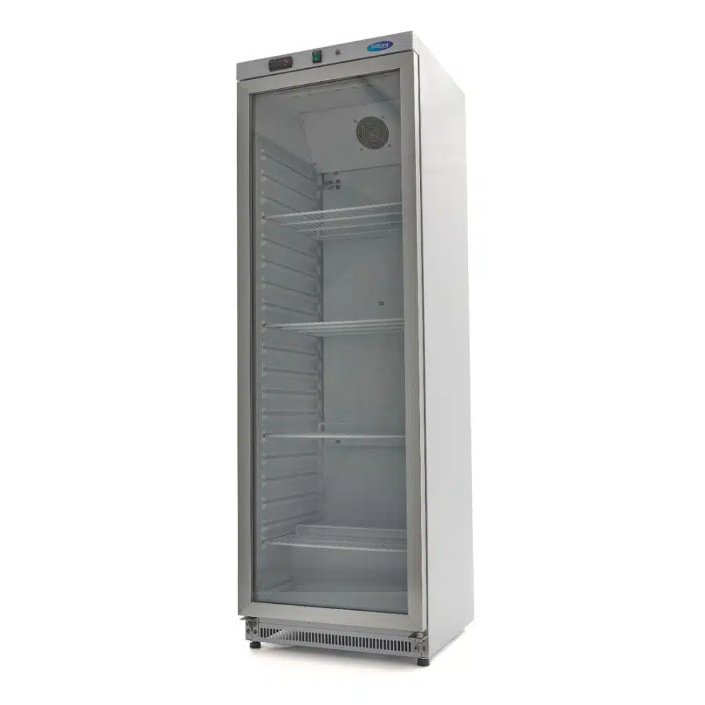 Koelkast - 400 L - Wit - met Glazen Deur - Afbeelding 1