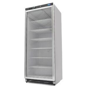 Vrieskast - 600 L - Zwart - met Glazen Deur