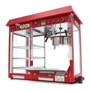Popcorn Machine – 150 gr – met Warmhoudvitrine