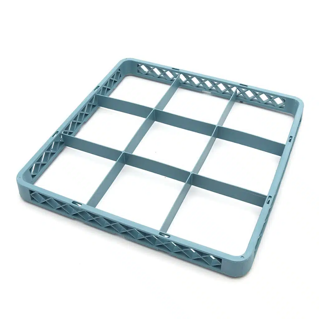 Vaatwasser Glazenkorf Verhoger - 50 x 50 cm - 9 Compartimenten - Afbeelding 2