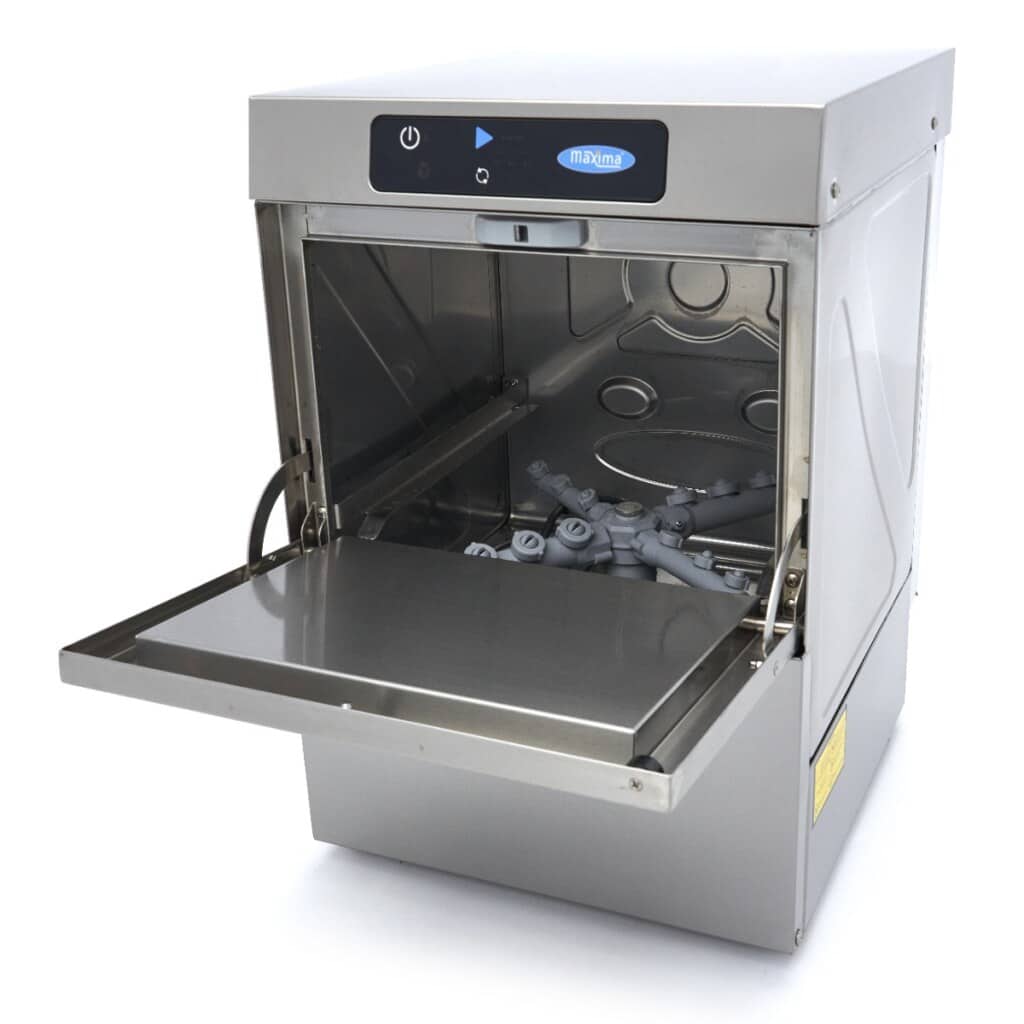 Glazenspoelmachine - 35 x 35 cm - met Glansspoelpomp - Digitaal Display - 230V - Afbeelding 9