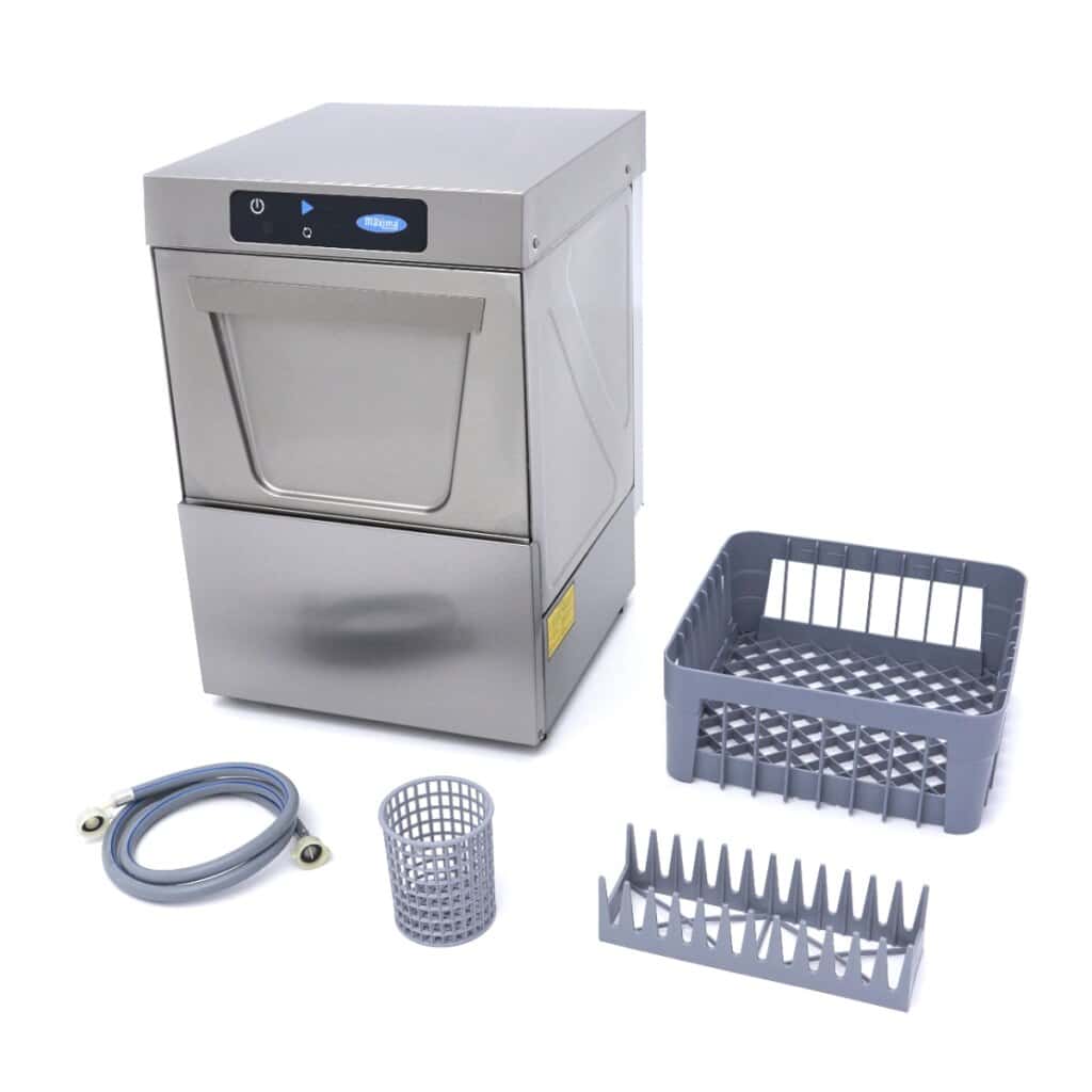 Glazenspoelmachine - 35 x 35 cm - met Glansspoelpomp - Digitaal Display - 230V - Afbeelding 11