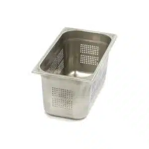 Gastronorm Bak - 1/3 GN - 15 cm Diep - RVS - Geperforeerd