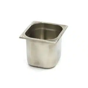 Gastronorm Bak - 1/6 GN - 15 cm Diep - RVS