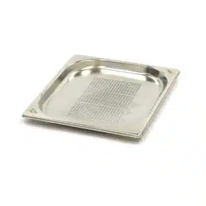 Gastronorm Bak - 1/2 GN - 2 cm Diep - RVS - Geperforeerd