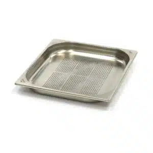 Gastronorm Bak - 2/3 GN - 4 cm Diep - RVS - Geperforeerd