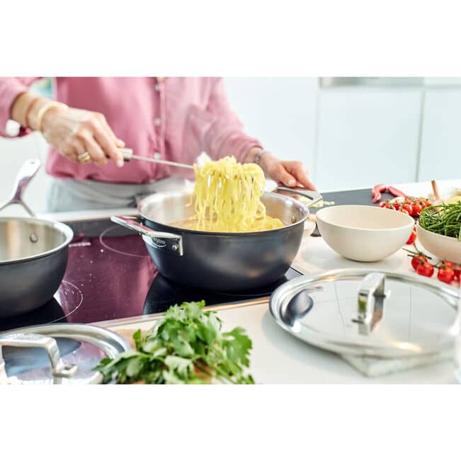 Demeyere Black 5 Conische Sudderpan met deksel | 24 cm / 3,25 l - Afbeelding 8
