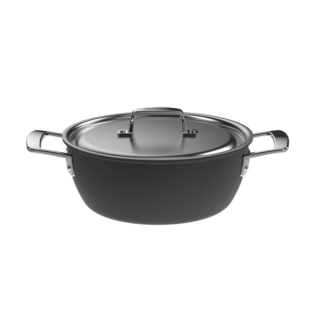 Demeyere Black 5 Conische Sudderpan met deksel | 24 cm / 3,25 l - Afbeelding 2