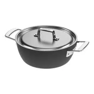 Demeyere Black 5 Conische Sudderpan met deksel | 24 cm / 3,25 l