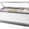 Isa | Millennium geforceerde schepijsvitrine 12x5 liter Rechte ruit - Thumbnail Image 1